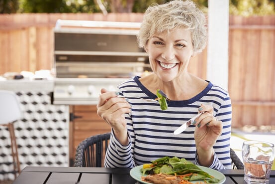 Assiette équilibrée pour seniors