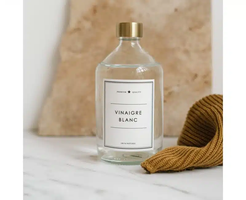 Bocal de vinaigre blanc