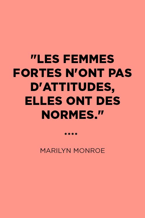 Citation de marilyn monroe