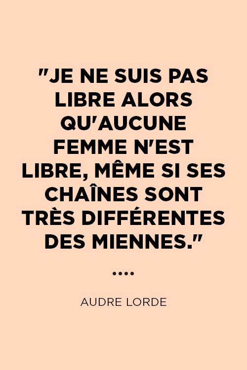 Citation de audre lorde