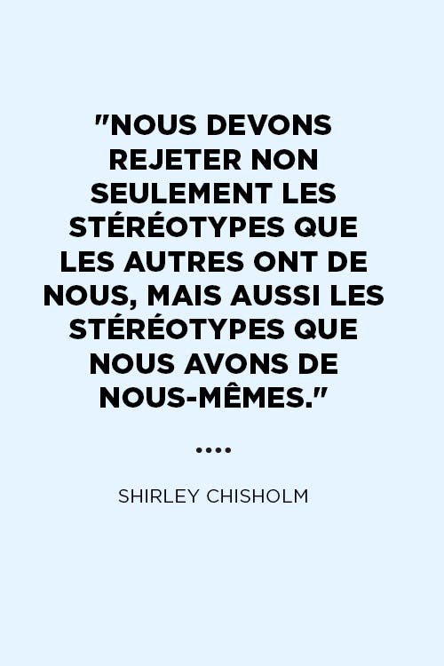 Citation de shirley chisholm