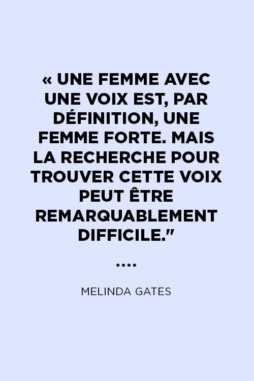 Citation de melinda gates
