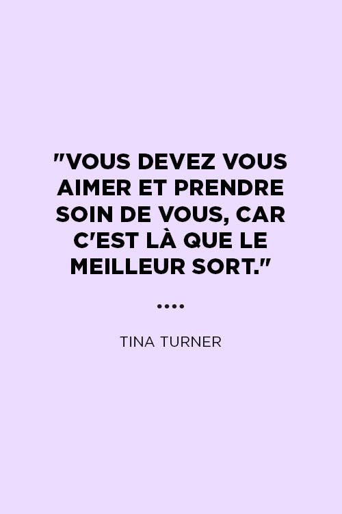 Citation de tina turner