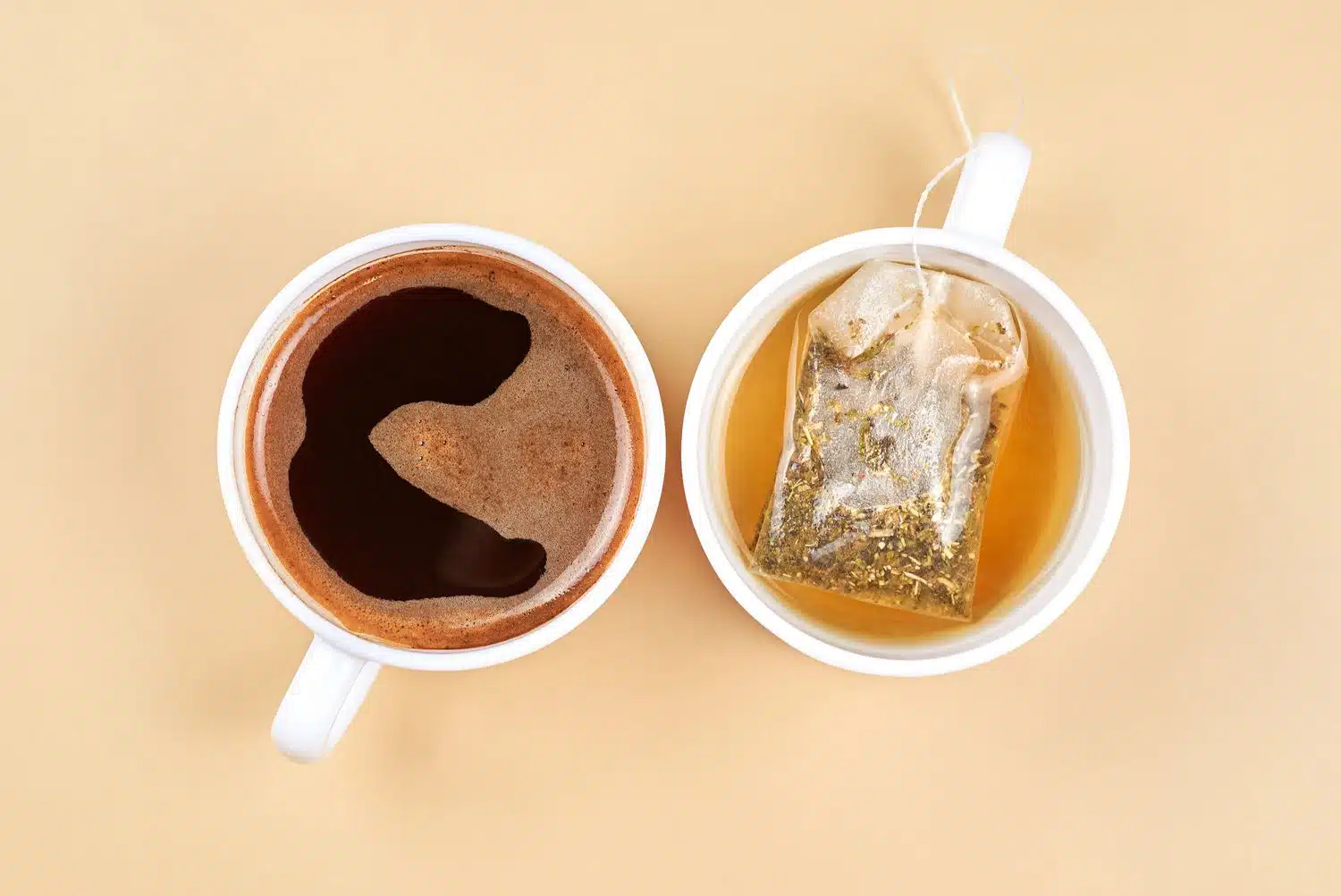 Comparaison café et thé