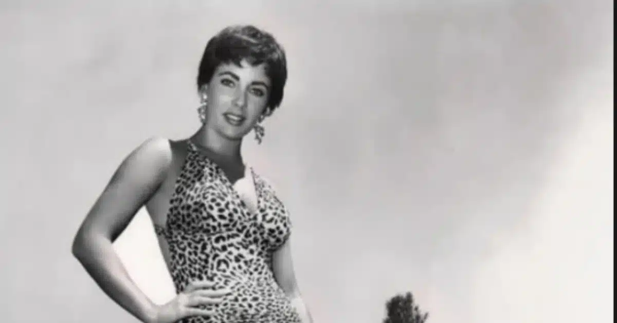 Collage photographique montrant Elizabeth Taylor jeune et son fils Michael enfant