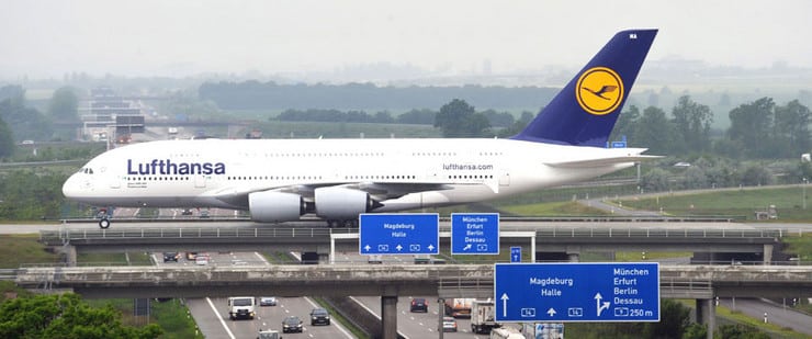 Aéroport sur pilotis en Allemagne