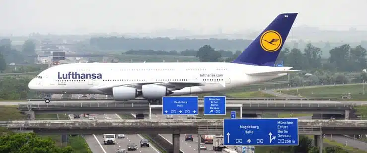 Aéroport sur pilotis en Allemagne
