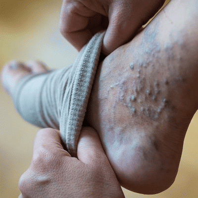 Personne faisant des exercices pour jambes