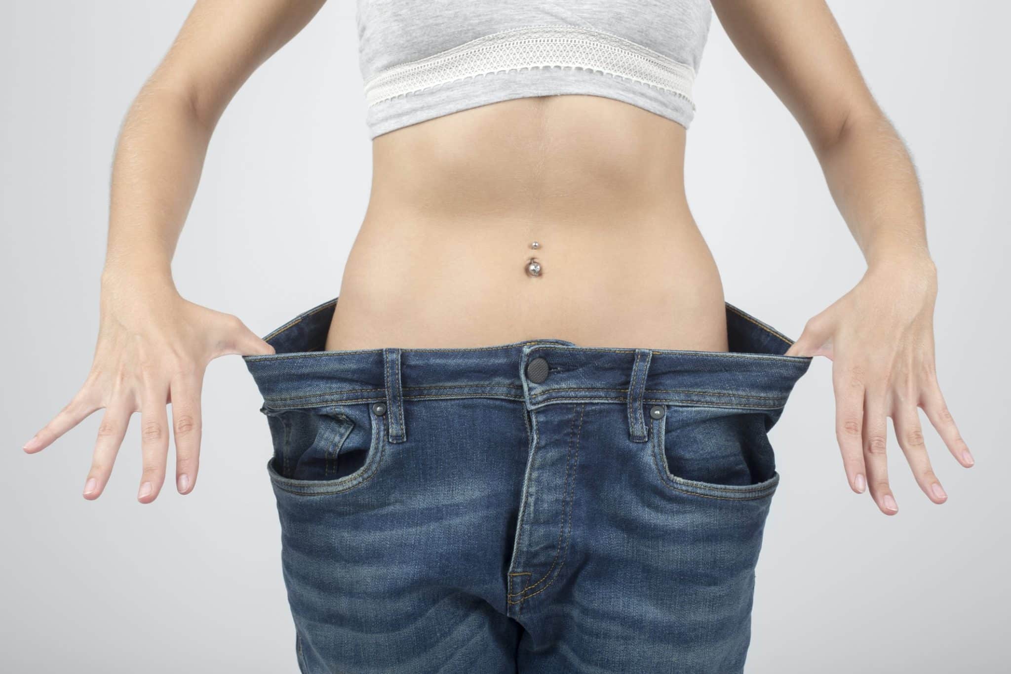Balance montrant une perte de poids