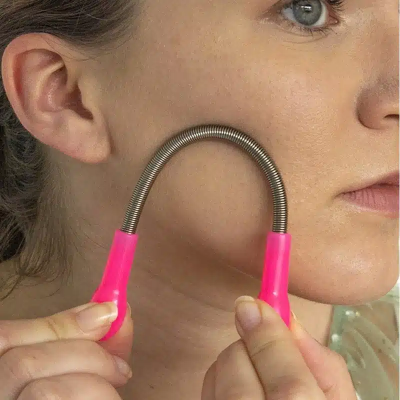Ressort épilateur pour le visage