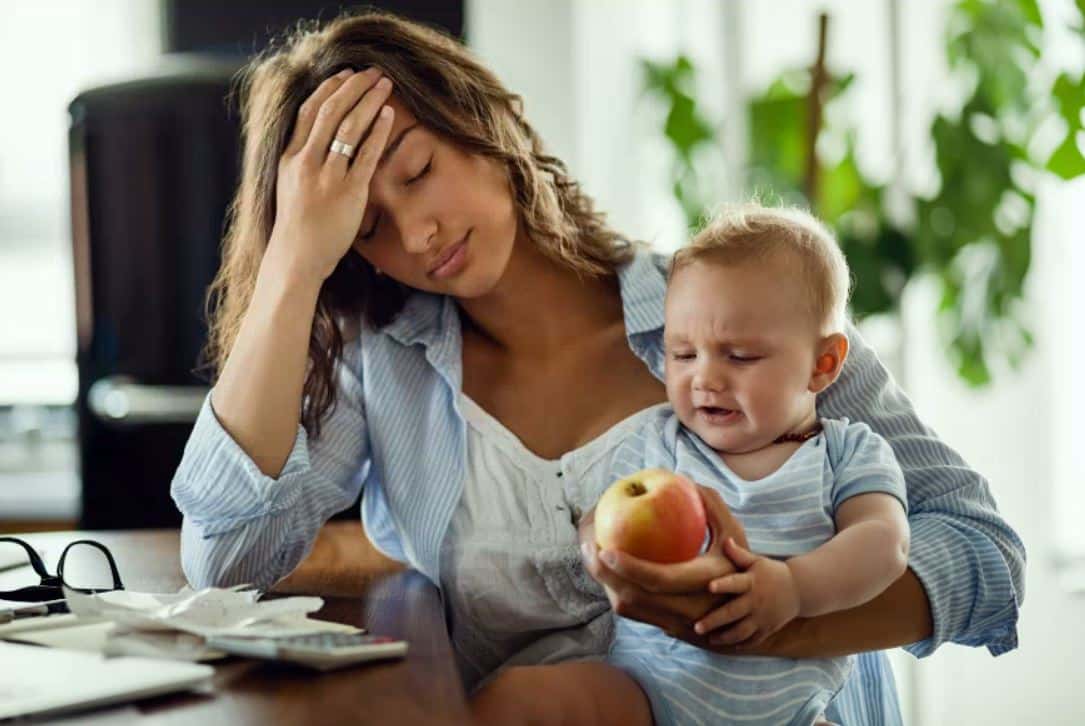Mère épuisée