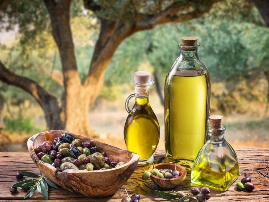 Bouteille d'huile d'olive