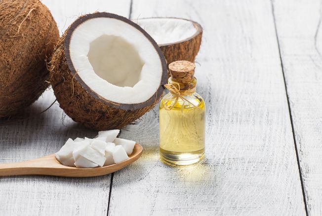 Applications de l'huile de coco maison
