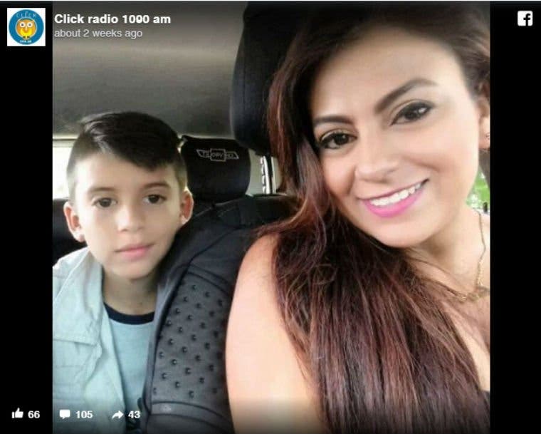 jessy et son fils en voiture
