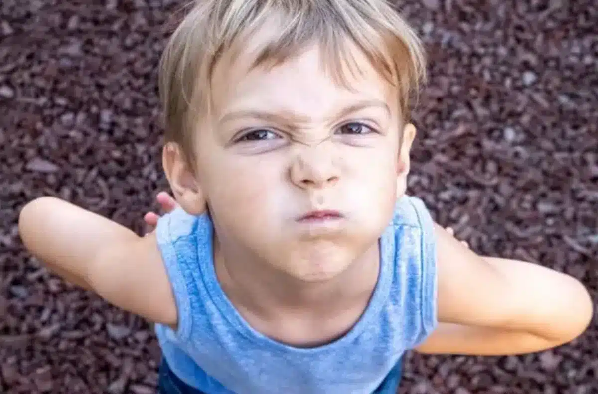 Enfant en colère