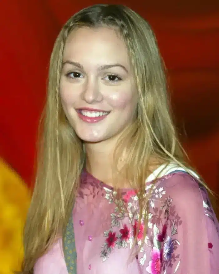 Leighton Meester jeune, pose naturelle pour un shooting photo