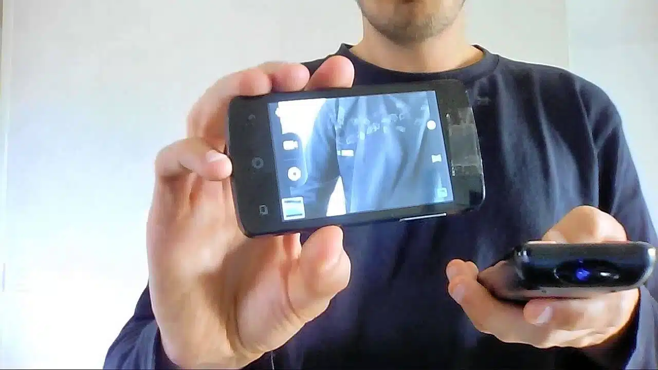 Test infrarouge smartphone