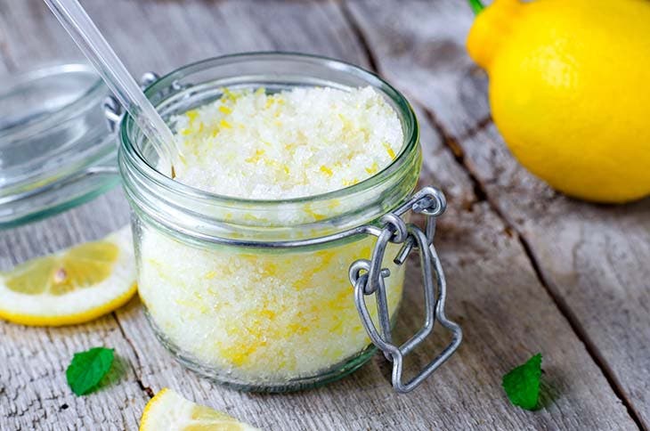 Mélange de sel et de citron