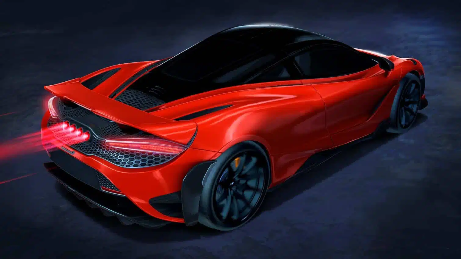 Voiture de sport brillante