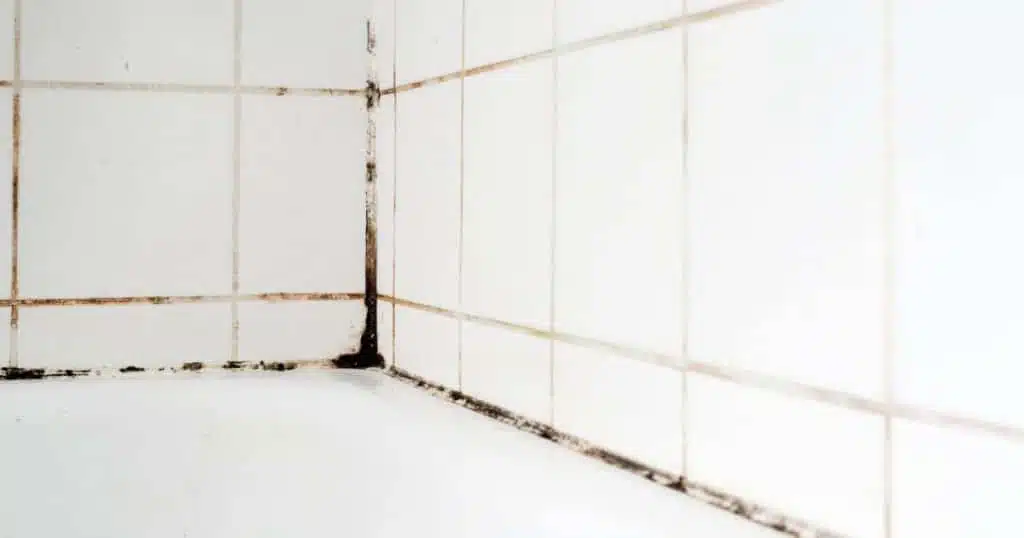 joints de salle de bain propres