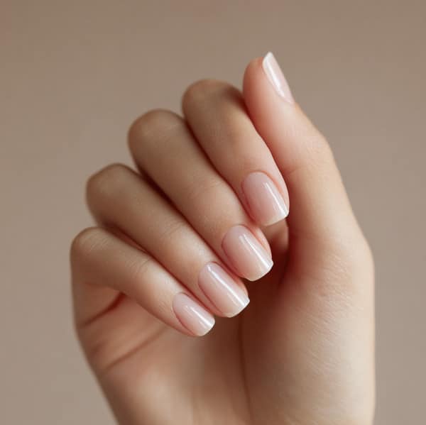 Mains féminines aux ongles soignés