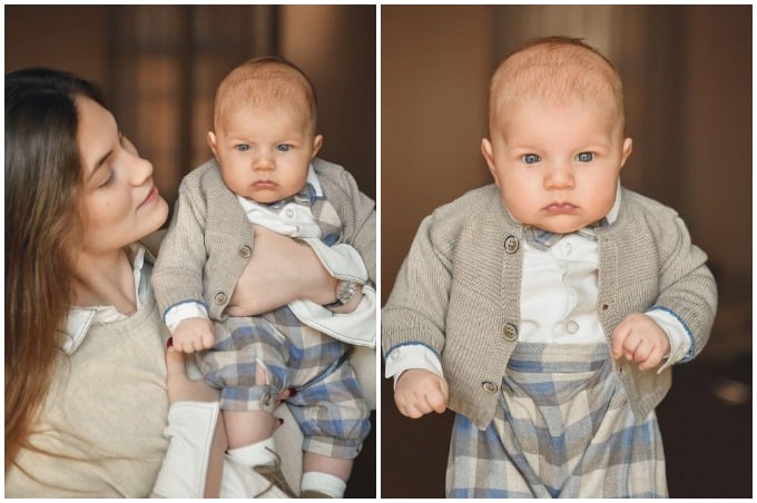 Bera Ivanichvili avec son fils Beruka