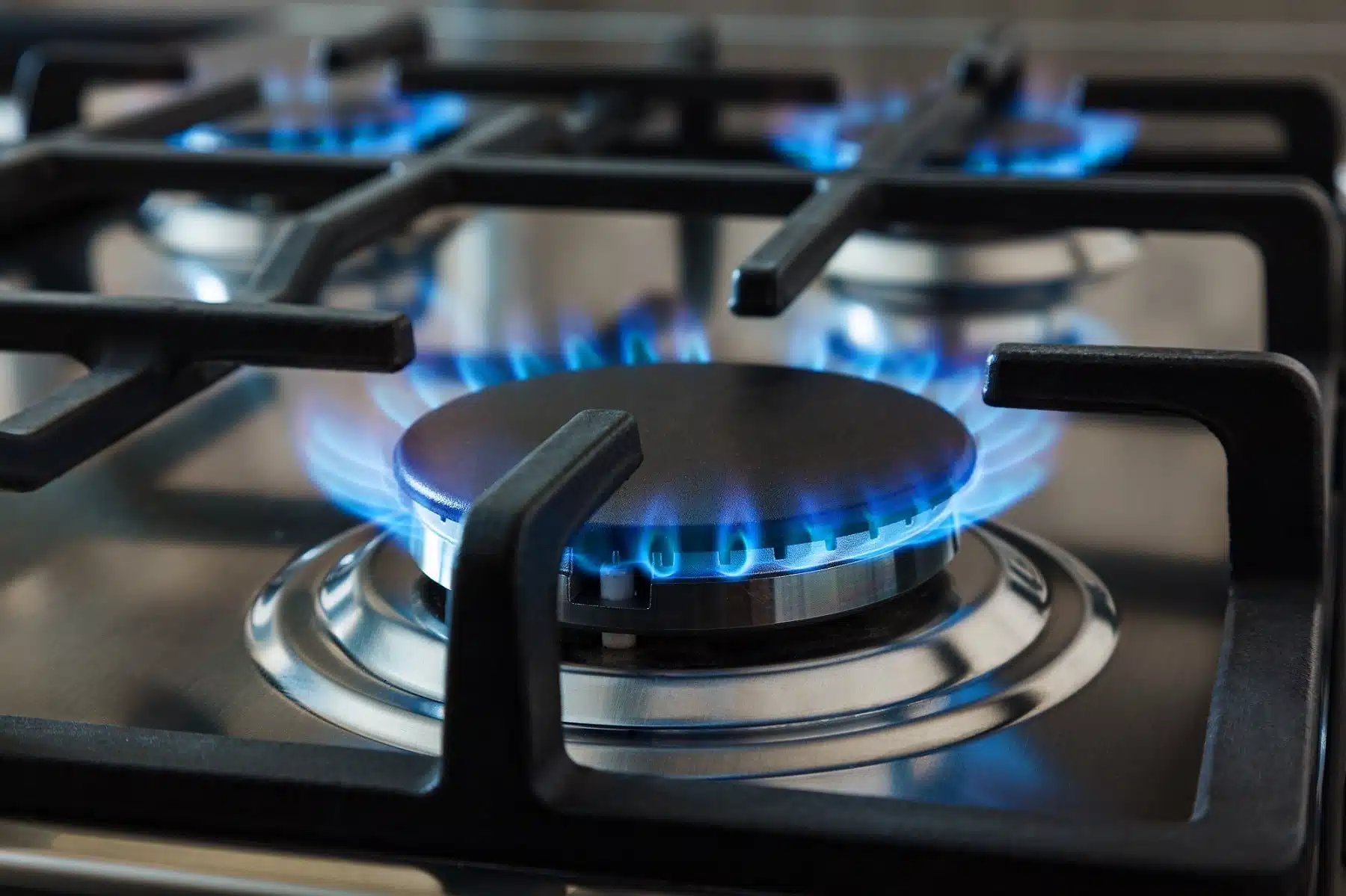 Flamme bleue intense