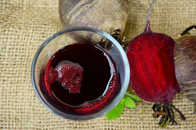 Jus de betterave frais
