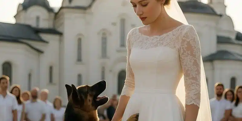 Camille et son berger allemand Néo
