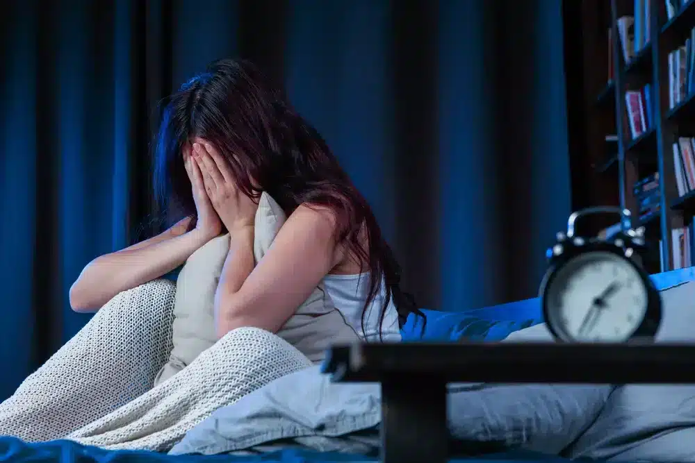 Personne épuisée par manque de sommeil