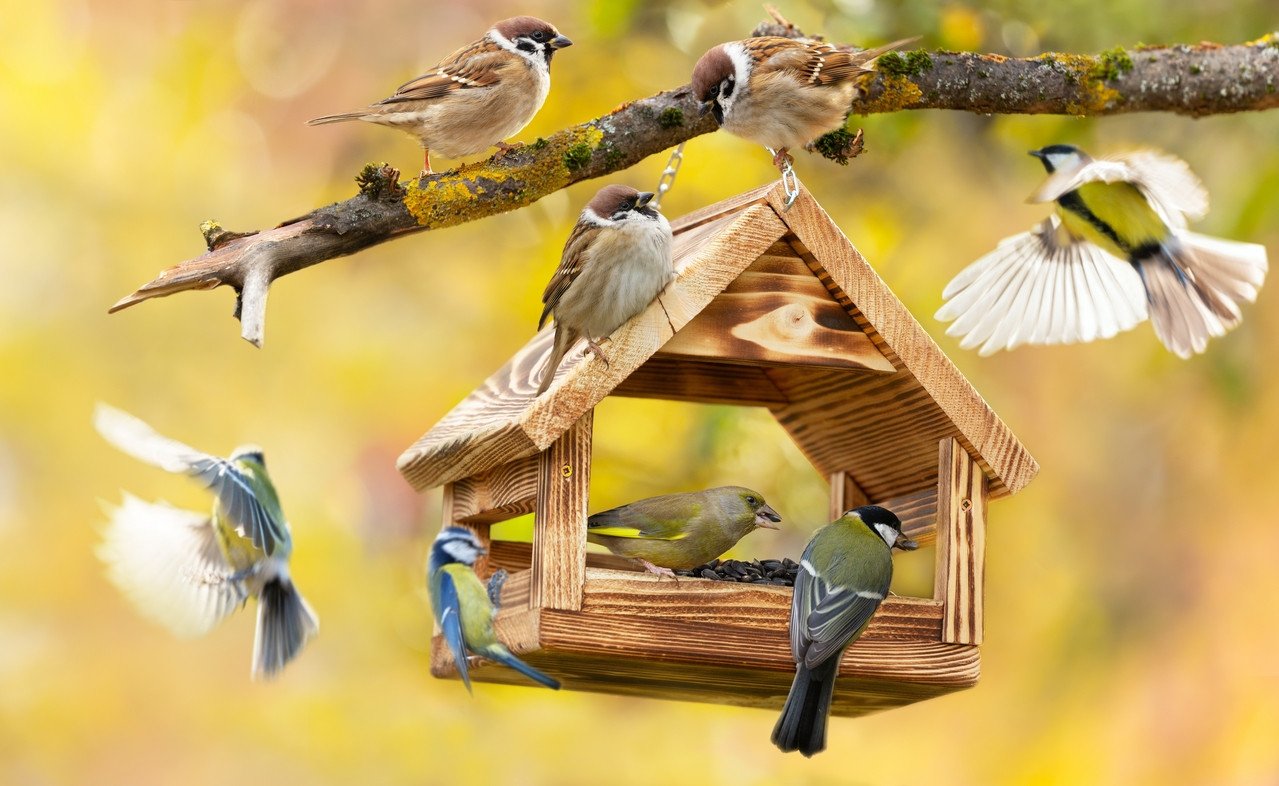 Mangeoire à oiseaux attirant les rats