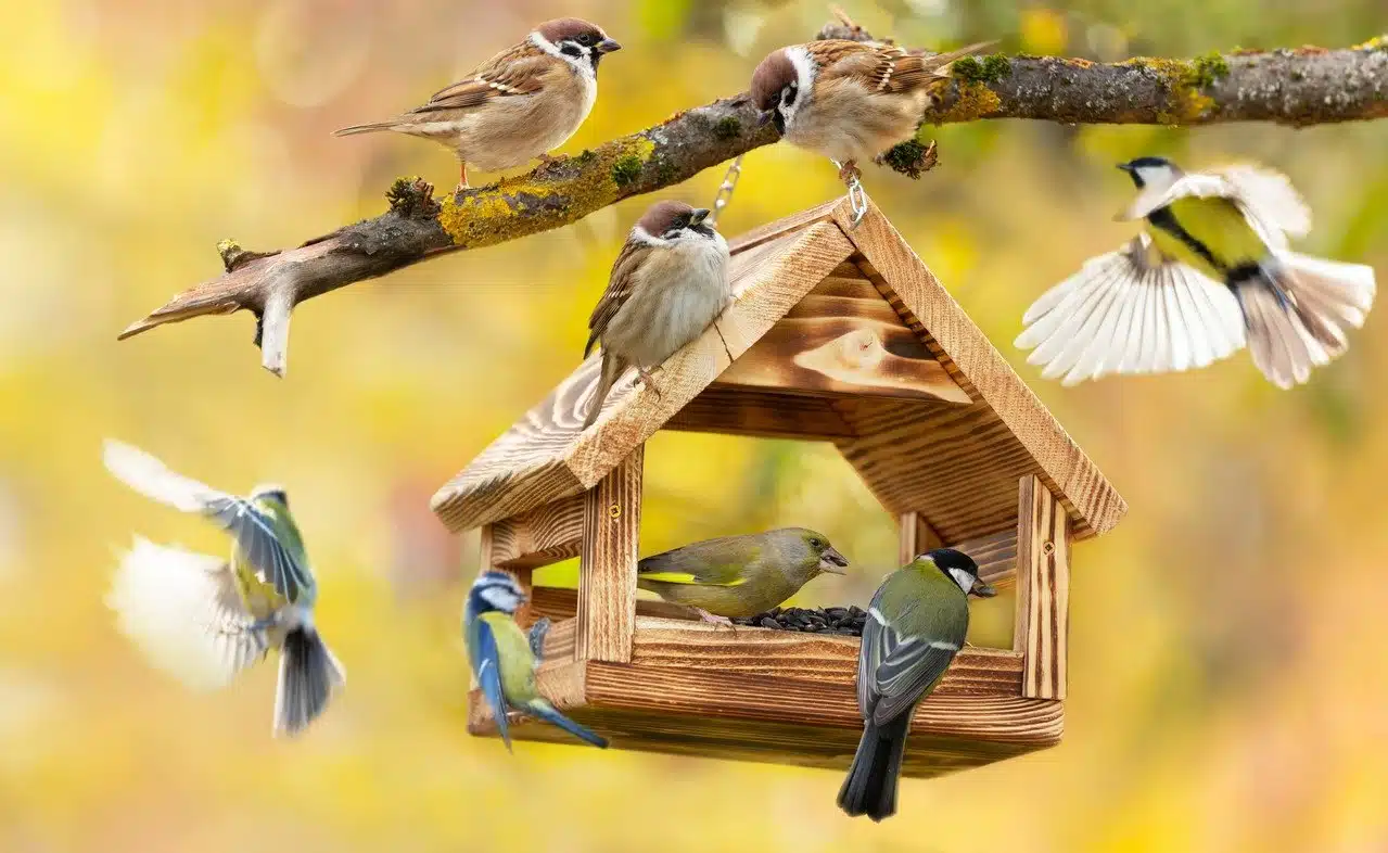 Mangeoire à oiseaux attirant les rats
