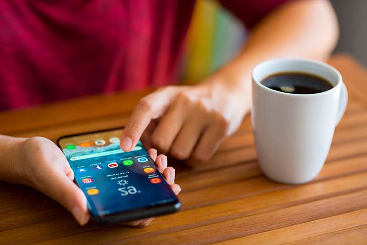 Téléphone portable samsung – source : spm