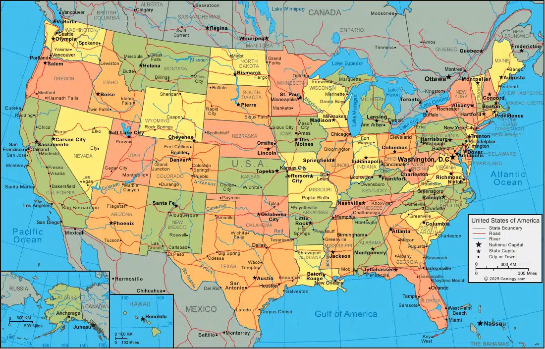 Carte des États-Unis montrant la prévalence du Covid long