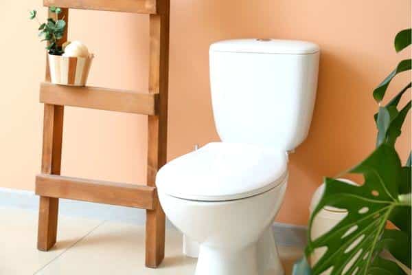 Toilettes propres et brillantes