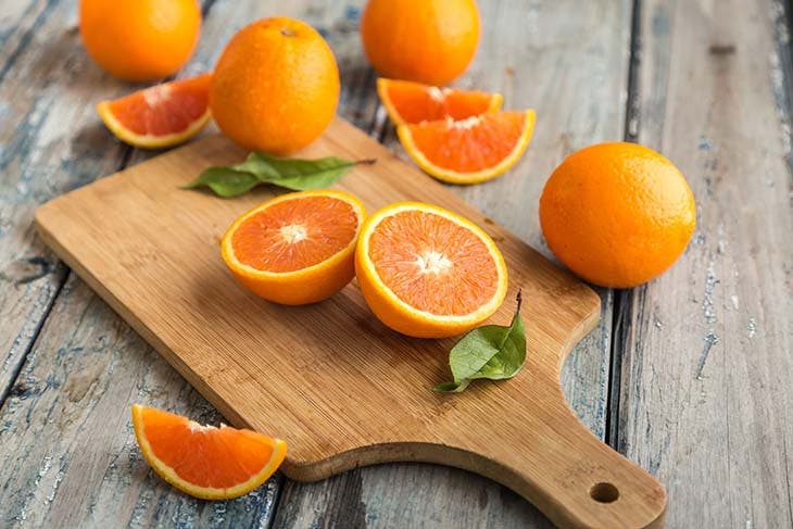 Des tranches d’orange