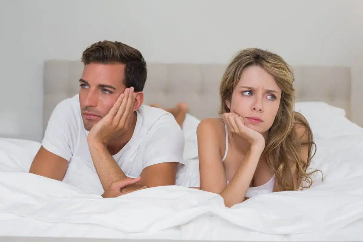 Couple ne se parlant pas