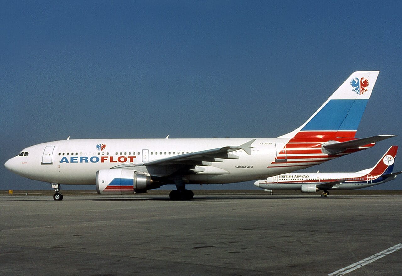 Airbus A310 d'Aeroflot en vol
