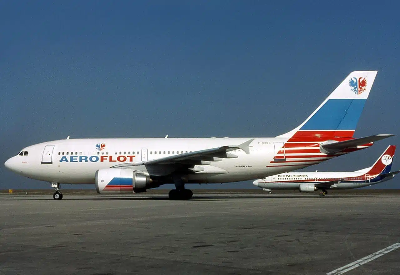 Airbus A310 d'Aeroflot en vol