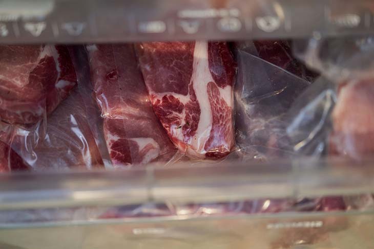 Conservation de la viande au réfrigérateur – source : spm