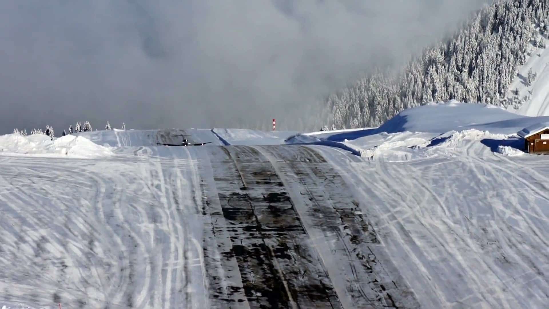 Piste en pente de Courchevel